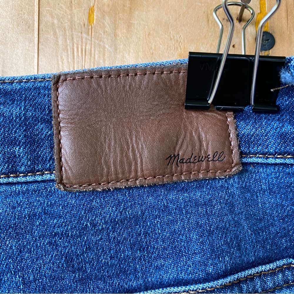 Madewell High-Rise Skinny Jeans in Dark Blue - Picture 9 of 16